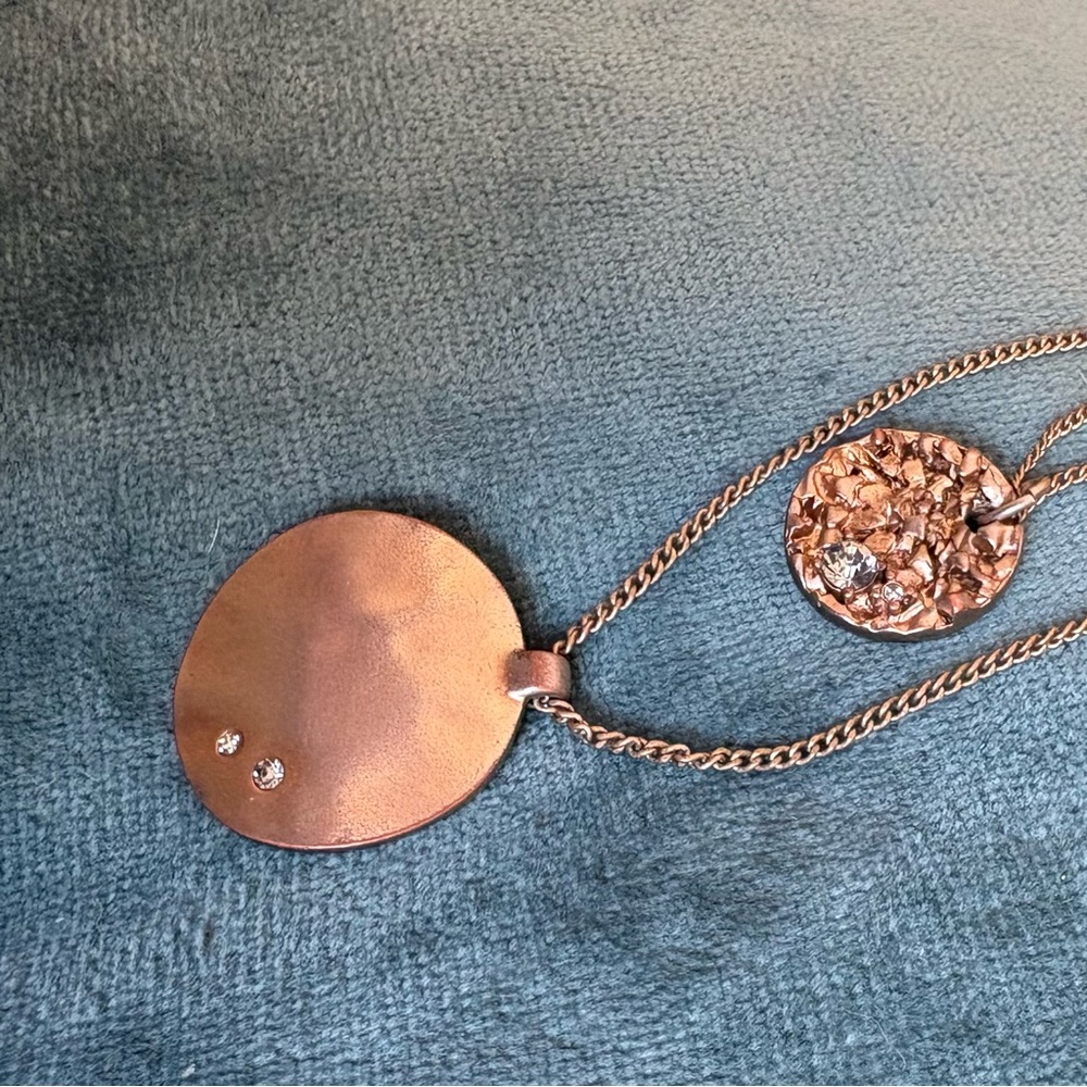 3 FOR $30: Fossil layered Pendant Necklace